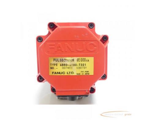 Fanuc A06B-0216-B100 # 0100 AC Servo Motor SN:C039F1500 + A860-2000-T321 - Bild 4