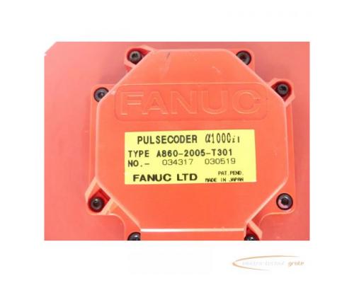 Fanuc A06B-0247-B101 AC Servo Motor SN:C036B6022 + A860-2005-T301 Pulsecoder - Bild 4