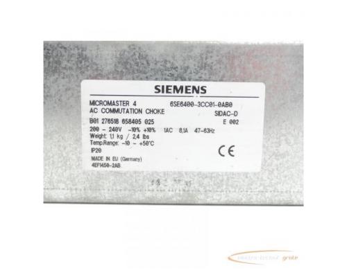 Siemens 6SE6400-3CC01-0AB0 MICROMASTER 4 Kommutierungsdrossel - Bild 4