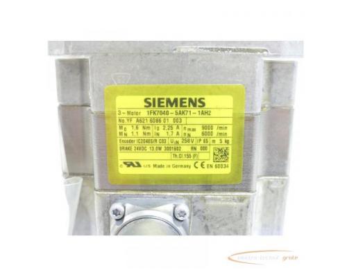 Siemens 1FK7040-5AK71-1AH2 SN:YFA621608601003 - ungebraucht! - - Bild 4