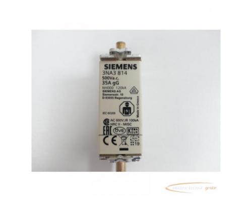 Siemens 3NA3814 Sicherungseinsatz 35A VPE 3 Stück - ungebraucht! - - Bild 4