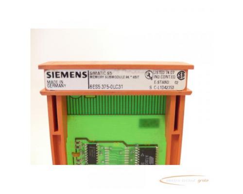 Siemens Simatic S5 6ES5375-0LC31 E-Prom E-Stand 02 - Bild 2