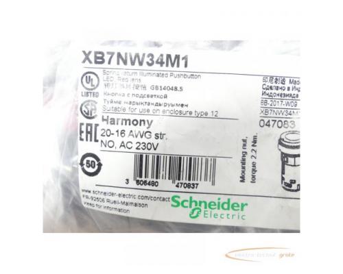 Schneider Electric XB7NW34M1 Drucktaster XB7-NW3-M1 - ungebraucht! - - Bild 2