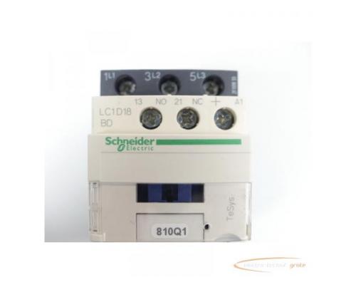 Schneider Electric LC1D18BD Schütz 24V DC + LAD4TBDL Beschaltungsmodul 5 - 24V - Bild 2