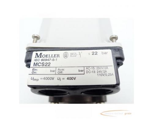 Klöckner Moeller MCS 22 230V/ 2A Druckwächter 22 bar -ungebraucht- - Bild 5