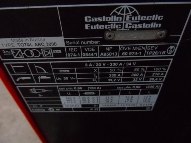 Castolin Schweißanlage Total ARC 3000 ROBOT - 3