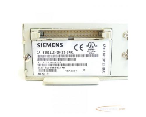 Siemens 6SN1118-0DM13-0AA1 Regelungseinschub Version: C SN:T-I82006392 - Bild 6