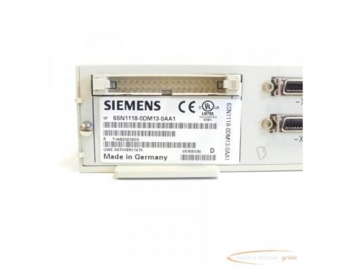 Siemens 6SN1118-0DM13-0AA1 Regelungseinschub Version: D SN:T-T-N82025205 - Bild 5