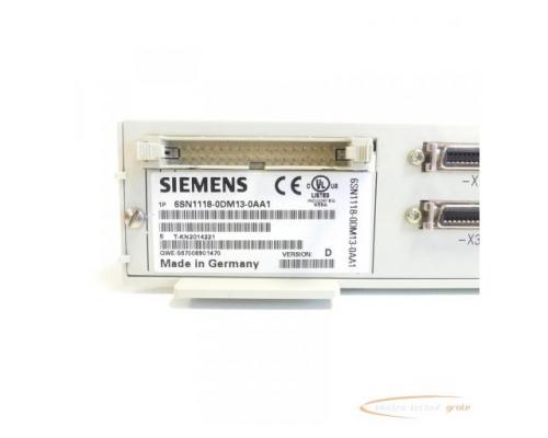 Siemens 6SN1118-0DM13-0AA1 Regelungseinschub Version: D SN:T-T-KN2014221 - Bild 5