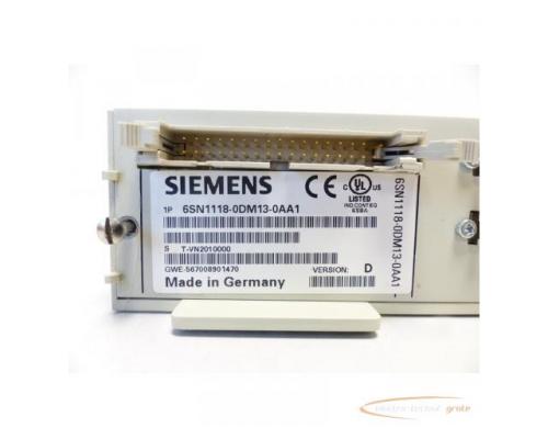 Siemens 6SN1118-0DM13-0AA1 Regelungseinschub SN:T-VN2010000 Version D - Bild 5
