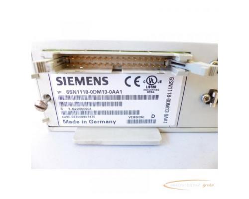 Siemens 6SN1118-0DM13-0AA1 Regelungseinschub SN:T-M22000904 Version D - Bild 5
