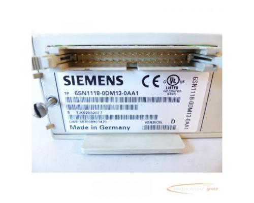 Siemens 6SN1118-0DM13-0AA1 Regelungseinschub SN:T-K92032077 Version D - Bild 5