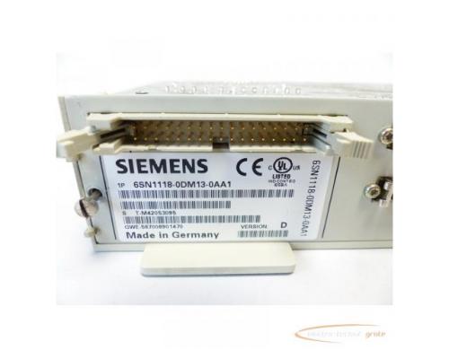 Siemens 6SN1118-0DM13-0AA1 Regelungseinschub SN:T-M42053095 Version D - Bild 5