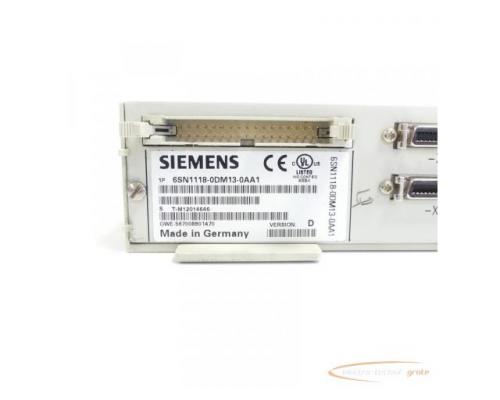 Siemens 6SN1118-0DM13-0AA1 Regelungseinschub Version: D SN:T-M12014646 - Bild 5