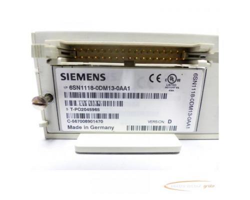 Siemens 6SN1118-0DM13-0AA1 Regelungseinschub SN:T-PO2045965 Version D - Bild 5