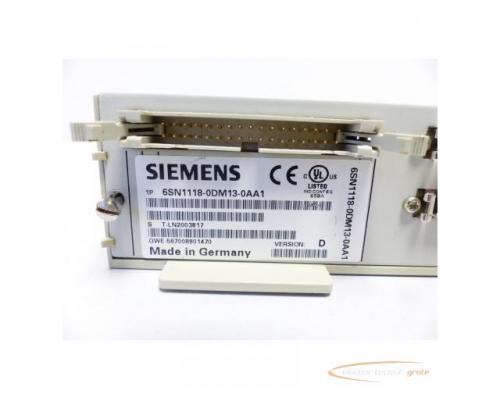 Siemens 6SN1118-0DM13-0AA1 Regelungseinschub SN:T-LN2003817 Version D - Bild 5