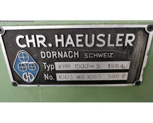 HAEUSLER VRM 1500 x 5 4-Walzen - Blechbiegemaschine - Bild 6