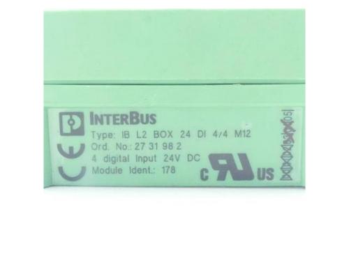 InterBus IB L2 BOX 24 DI 4/4 2731982 - Bild 2