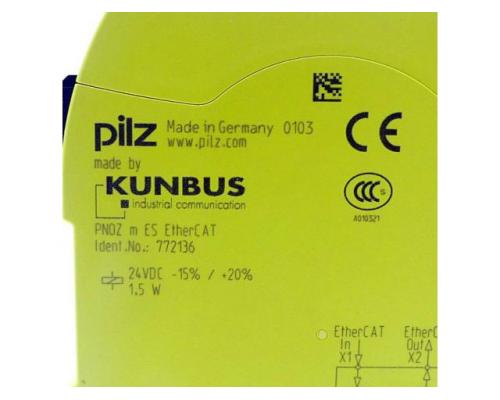 Kommunikationsmodul PNOZ m ES EtherCAT 772316 - Bild 2