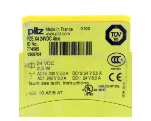 Sicherheitsschaltrelais PZE X4 24VDC 4n/o 774585 - Bild 2