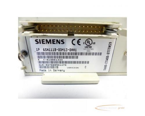 Siemens 6SN1118-0DM13-0AA1 Regelungseinschub SN:T-N12021333 Version C - Bild 5