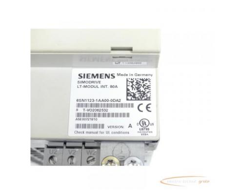 Siemens 6SN1123-1AA00-0DA2 LT-Modul Version: A SN:T-VO2062532 - Bild 4