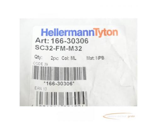 HellermannTyton SC32-FM-M32 Verschraubung 166-30306 VPE 2 St. - ungebraucht! - - Bild 2