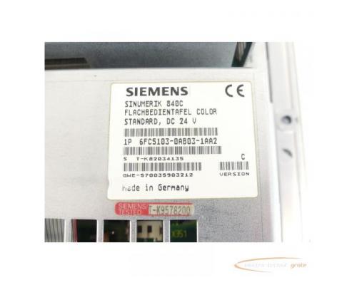 Siemens 6FC5103-0AB03-1AA2 Flachbedientafel Version: C SN:T-K82034135 - Bild 6