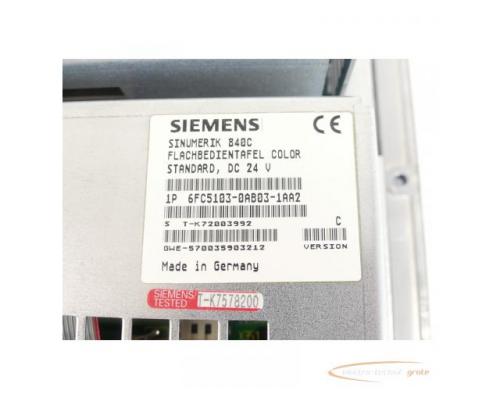 Siemens 6FC5103-0AB03-1AA2 Flachbedientafel Version: C SN:T-K72003992 - Bild 6