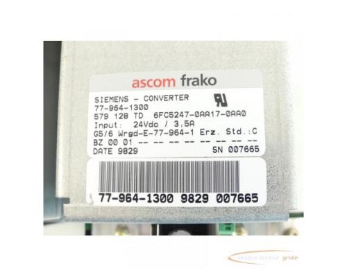 Siemens 6FC5103-0AB03-1AA2 Flachbedientafel Version: C SN:T-K82012440 - Bild 5