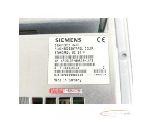 Siemens 6FC5103-0AB03-1AA2 Flachbedientafel Version: C SN:T-K82012440 - Bild 6