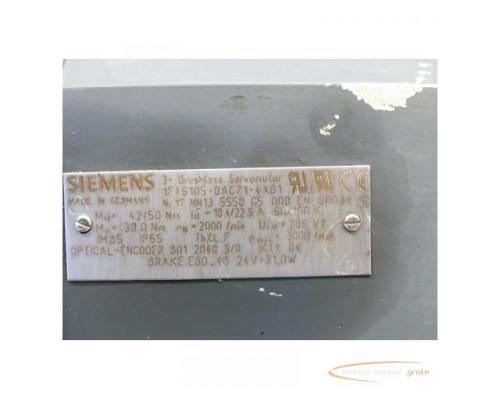 Siemens 1FT6105-8AC71-4AB1 Synchron-Servomotor SN:YFNN13555005008 - Bild 4