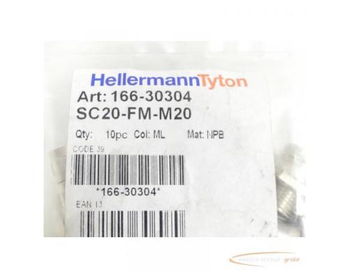 HellermannTyton SC20-FM-M20 Verschraubung 166-30304 VPE 10St ungebraucht - Bild 2