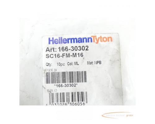 HellermannTyton SC16-FM-M16 Verschraubung 166-30302 VPE 10St ungebraucht - Bild 2