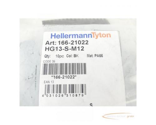 HellermannTyton HG13-S-M12 Verschraubung 166-21022 VPE 10St. - ungebraucht! - - Bild 2