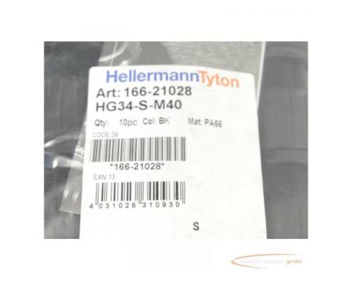 HellermannTyton HG34-S-M40 Verschraubung 166-21028 VPE 10St - ungberaucht! - - Bild 3