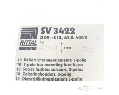 Rittal SV 3422 Reitersicherungselemente 3-polig VPE 10St - ungebraucht! - - Bild 2