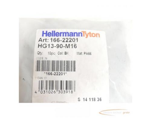 HellermannTyton HG13-90-M16 Verschraubung 166-22201 VPE 10St - ungebraucht! - - Bild 2
