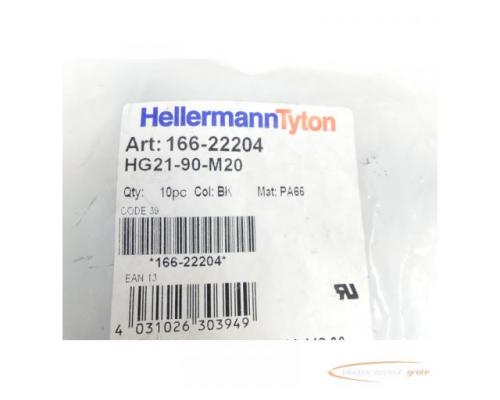 HellermannTyon HG21-90-M20 Verschraubung 166-22204 VPE 10St - ungebraucht! - - Bild 2
