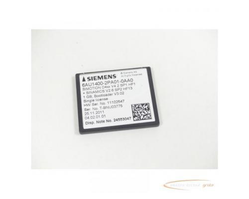 Siemens 6AU1400-2PA01-0AA0 Simotion D4xx V4.2 SP1 HF1 + Sinamics V2.6 SP2 HF13 - Bild 1