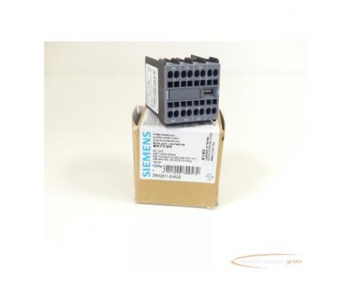 Siemens 3RH2911-2HA30 Hilfsschalterblock E-Stand 03 - ungebraucht! - - Bild 1