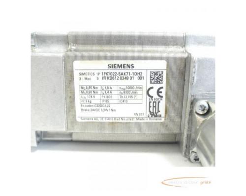 Siemens 1FK7022-5AK71-1DH2 Synchronservomotor SN:IRKD612034901001 - Bild 5