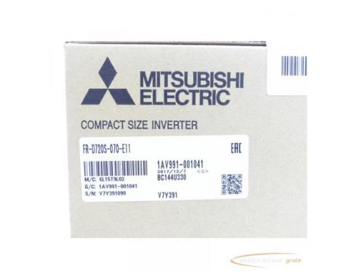 Mitsubishi FR-D720S-070 - E11 Frequenzumrichter SN:V7Y391090 - ungebraucht! - - Bild 3