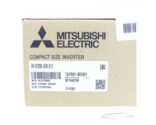 Mitsubishi FR-D720S-070-E11 Frequenzumrichter SN:V7Y38Y050 - ungebraucht! - - Bild 3