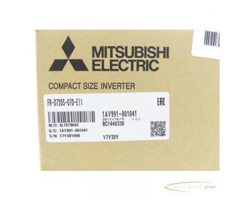 Mitsubishi FR-D720S-070-E11 Frequenzumrichter SN:V7Y38Y098 - ungebraucht! - - Bild 3