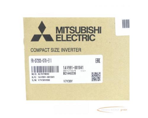 Mitsubishi FR-D720S-070-E11 Frequenzumrichter SN:V7Y38Y090 - ungebraucht! - - Bild 3