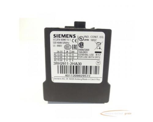 Siemens 3RH2911-2HA30 Hilfsschalterblock E-Stand 03 - Bild 2