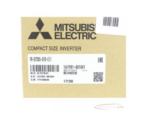 Mitsubishi FR-D720S-070-E11 Frequenzumrichter SN:V7Y390049 - ungebraucht! - - Bild 3