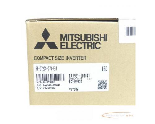 Mitsubishi FR-D720S-070-E11 Frequenzumrichter SN:V7Y38Y074 - ungebraucht! - - Bild 3