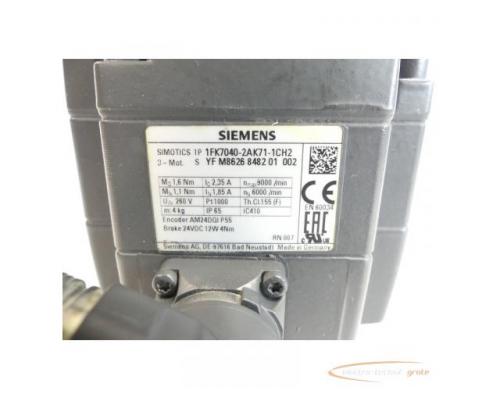 Siemens 1FK7040-2AK71-1CH2 Synchronmotor SN:YFM8626848201002 - Bild 4